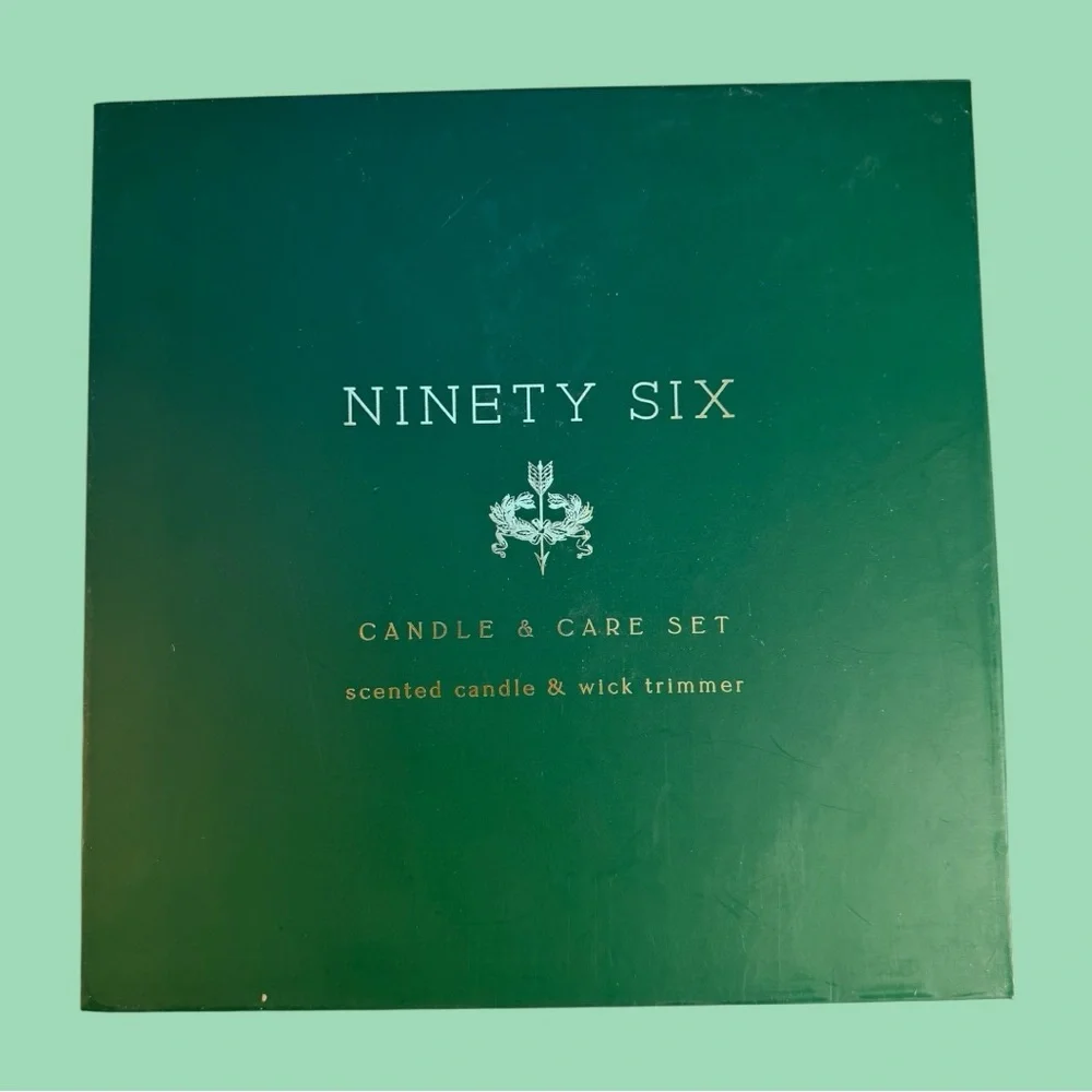 NINETY SIX No. 29 Candle Set with Gold Wick Trimmer